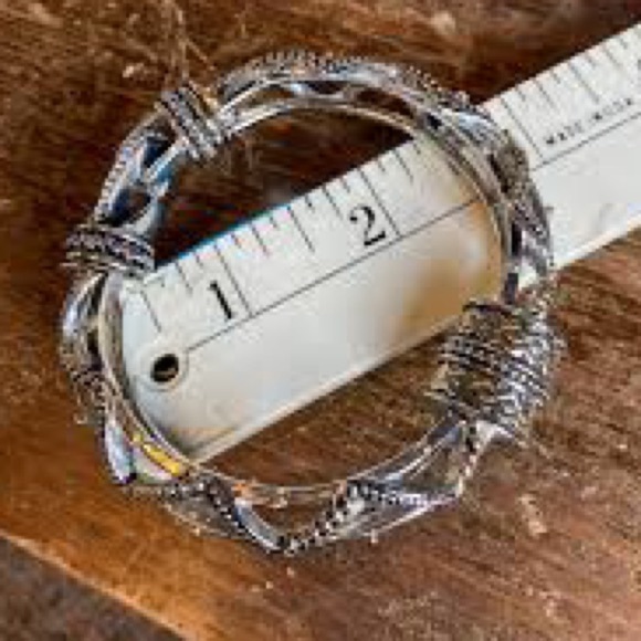 Ornate Two-Tone Bracelet Gold & Silver Rope,Gorgeous Magnetic-Clasp Elegant. - Picture 7 of 8